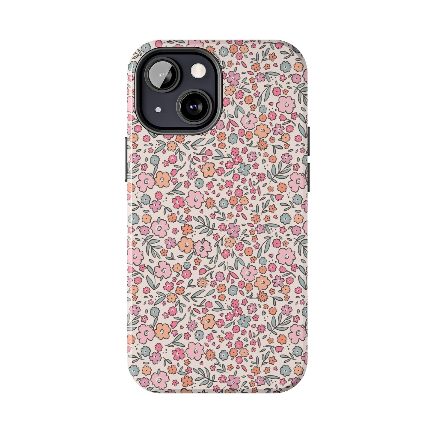 Floral Tough Phone Cases - Stylish Protection, Unique Gifts, Spring Decor, Flower Pattern, Durable Accessory