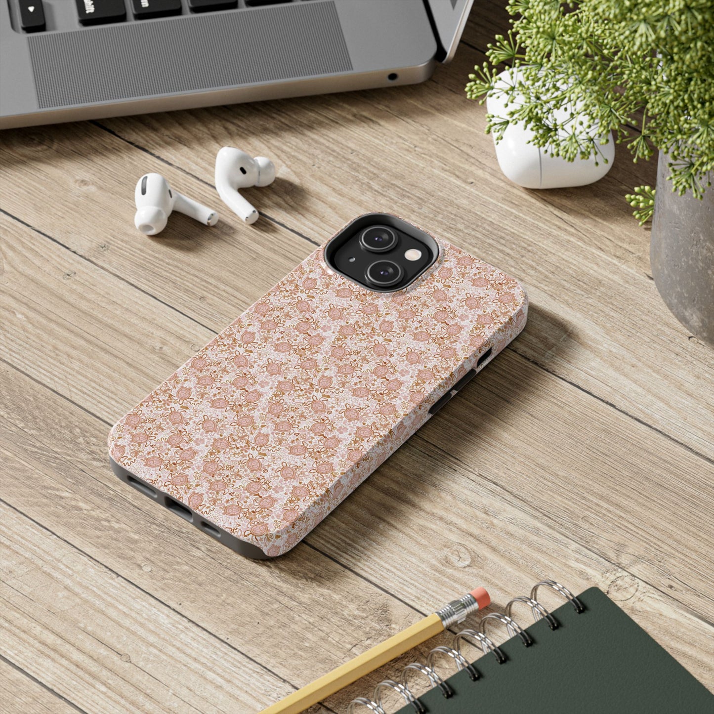 Tough Phone Case - Boho Turtle Design π’