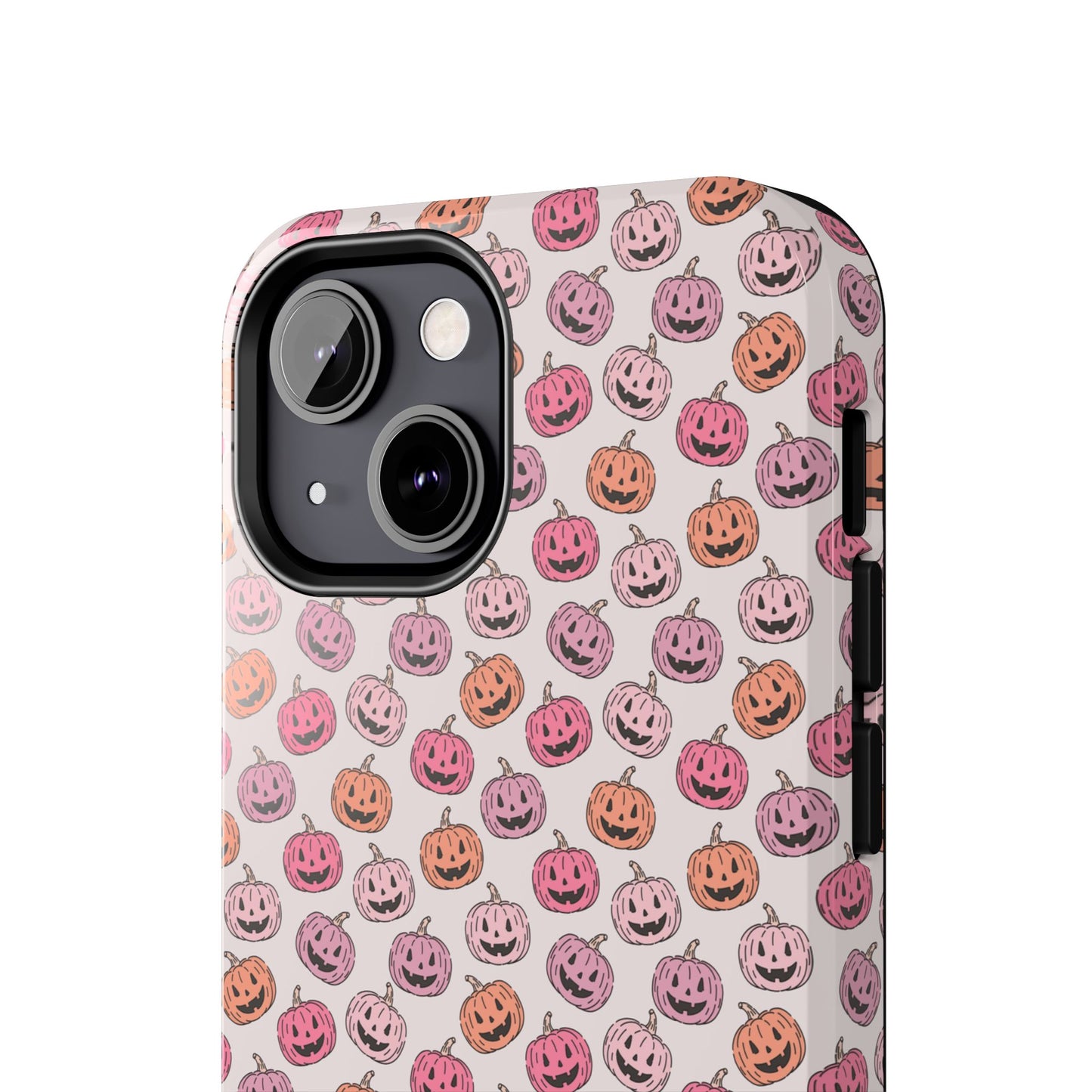 Cute Pumpkin Pattern Tough Phone Cases | Fall Decor, Halloween Accessories, Gifts for Her, Trendy Phone Protection