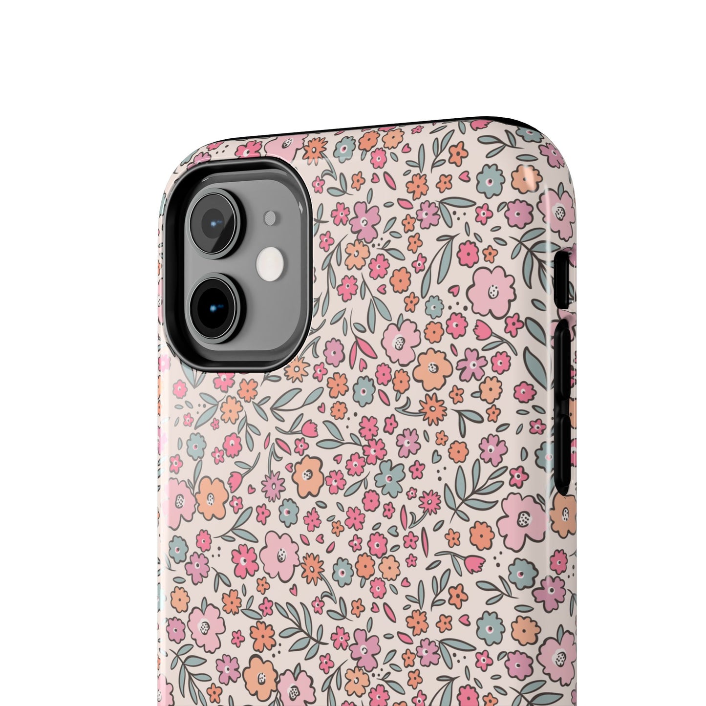 Floral Tough Phone Cases - Stylish Protection, Unique Gifts, Spring Decor, Flower Pattern, Durable Accessory