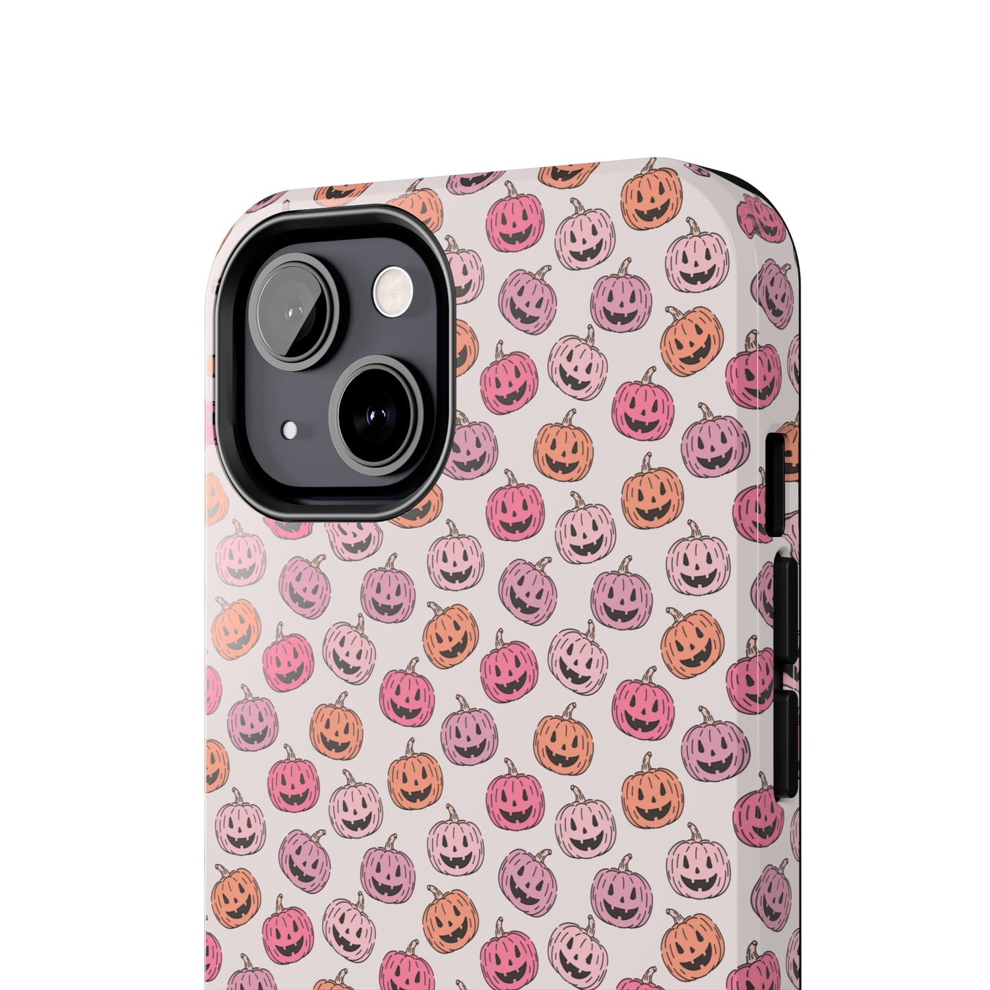 Cute Pumpkin Pattern Tough Phone Cases | Fall Decor, Halloween Accessories, Gifts for Her, Trendy Phone Protection