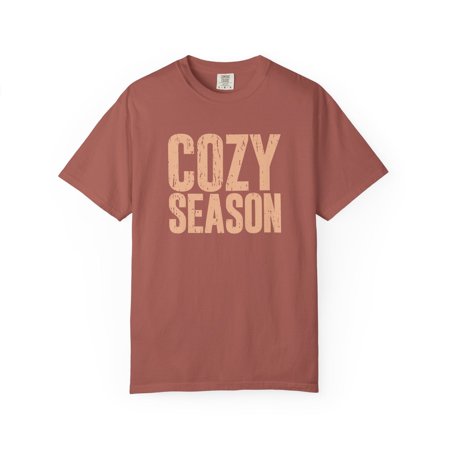 Cozy Season T-shirt for Autumn Vibes | Unisex Garment-Dyed Tee, Fall Apparel, Seasonal Fashion, Casual Wear, Gift Idea