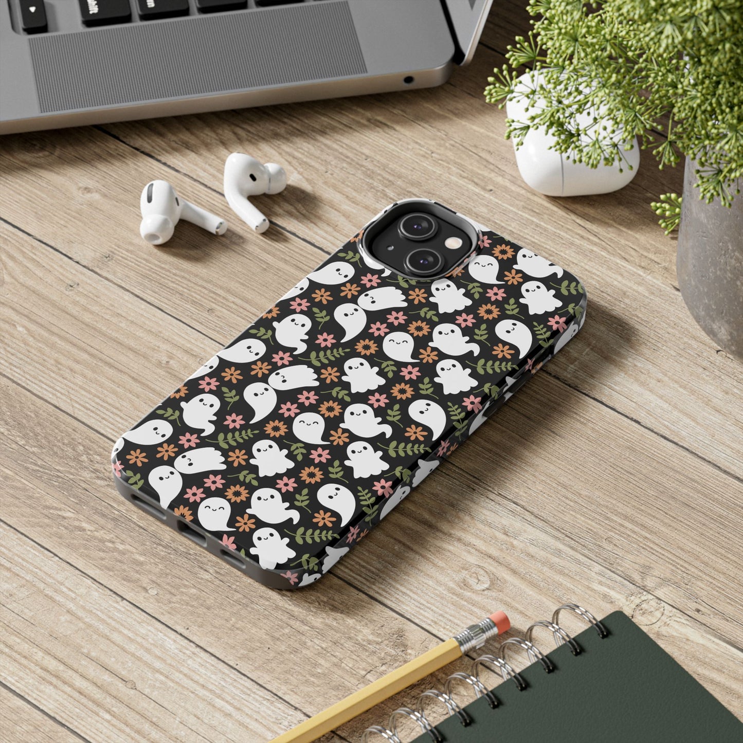 Cute Ghosts Tough Phone Cases | Spooky Fun Protection | Halloween Gift | Trendy Cell Phone Cover