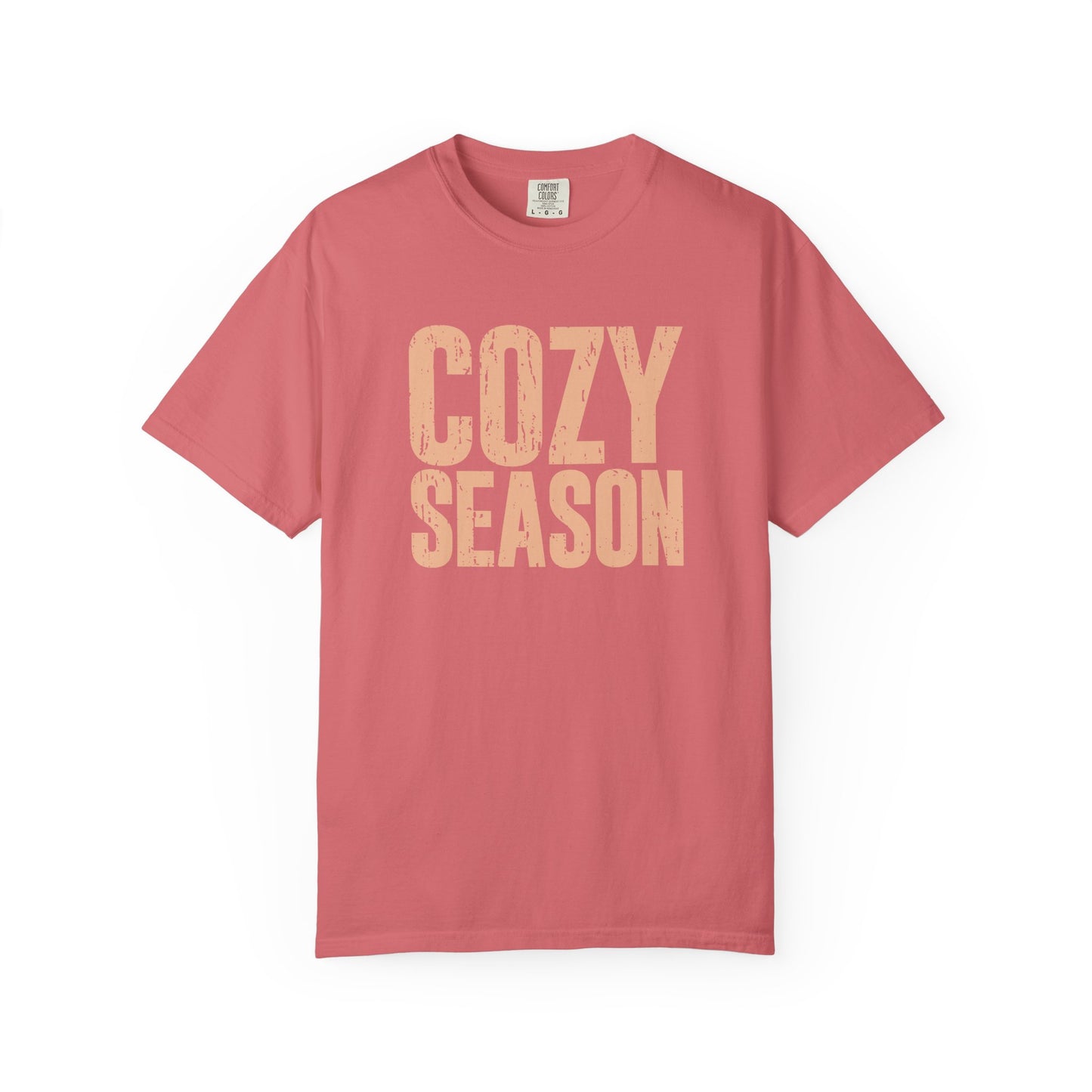 Cozy Season T-shirt for Autumn Vibes | Unisex Garment-Dyed Tee, Fall Apparel, Seasonal Fashion, Casual Wear, Gift Idea