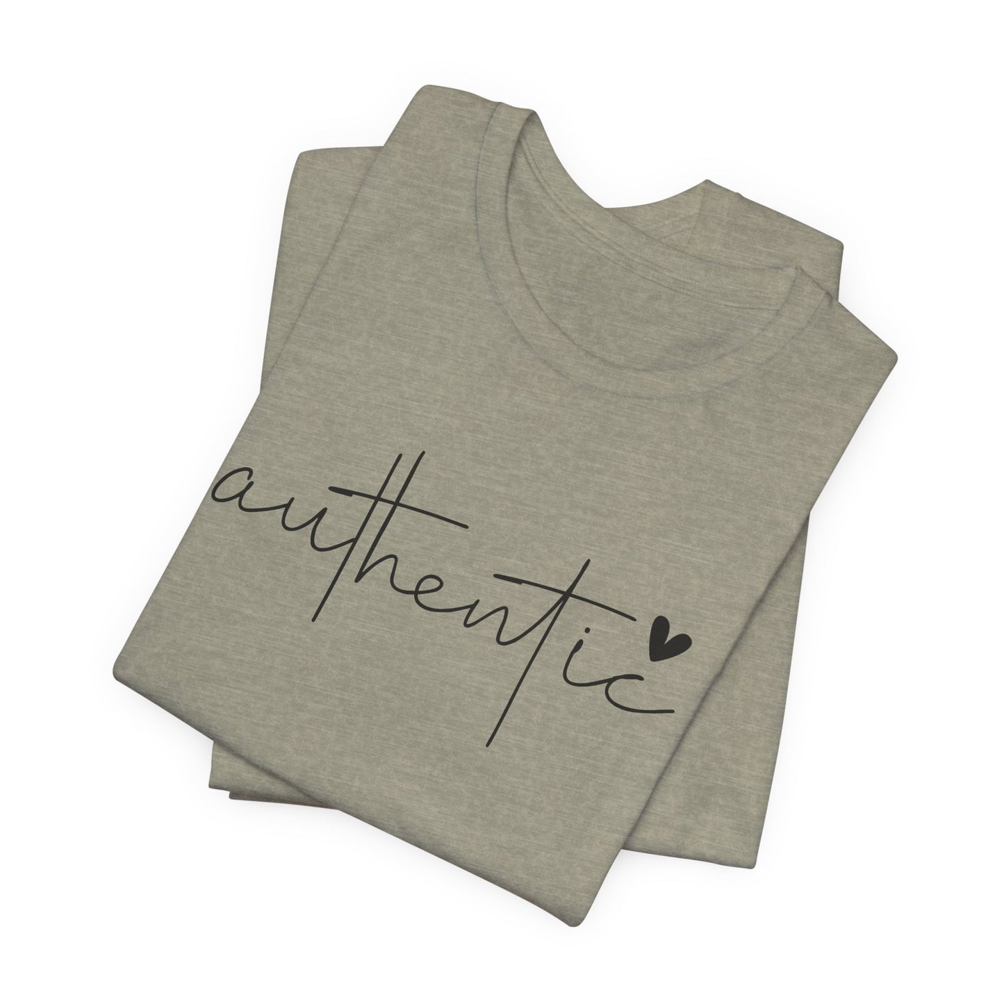 Authentic Unisex Short Sleeve Tee - Embrace Your True Self
