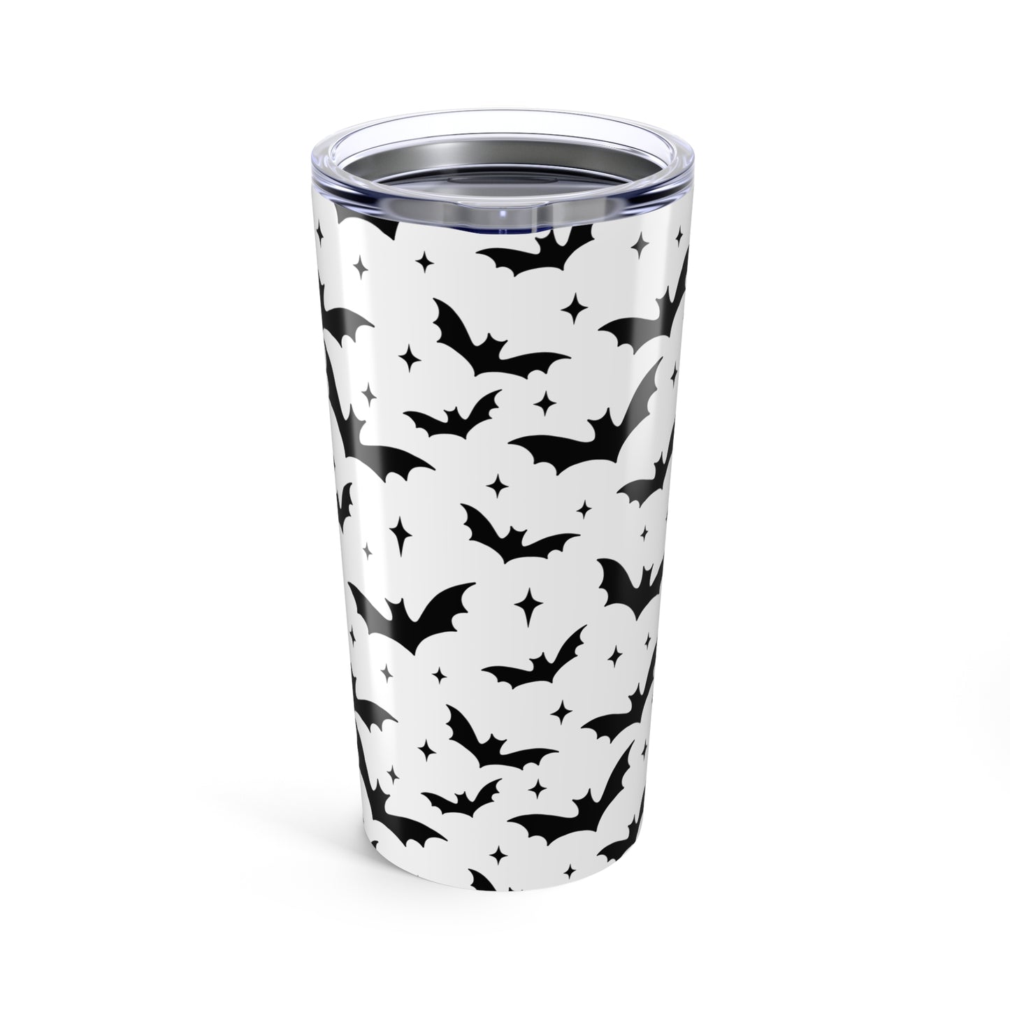 Halloween Bat Tumbler - 20oz Travel Mug for Spooky Season, Costume Parties, Gifts for Witch Lovers, Fall Decor, Drinkware