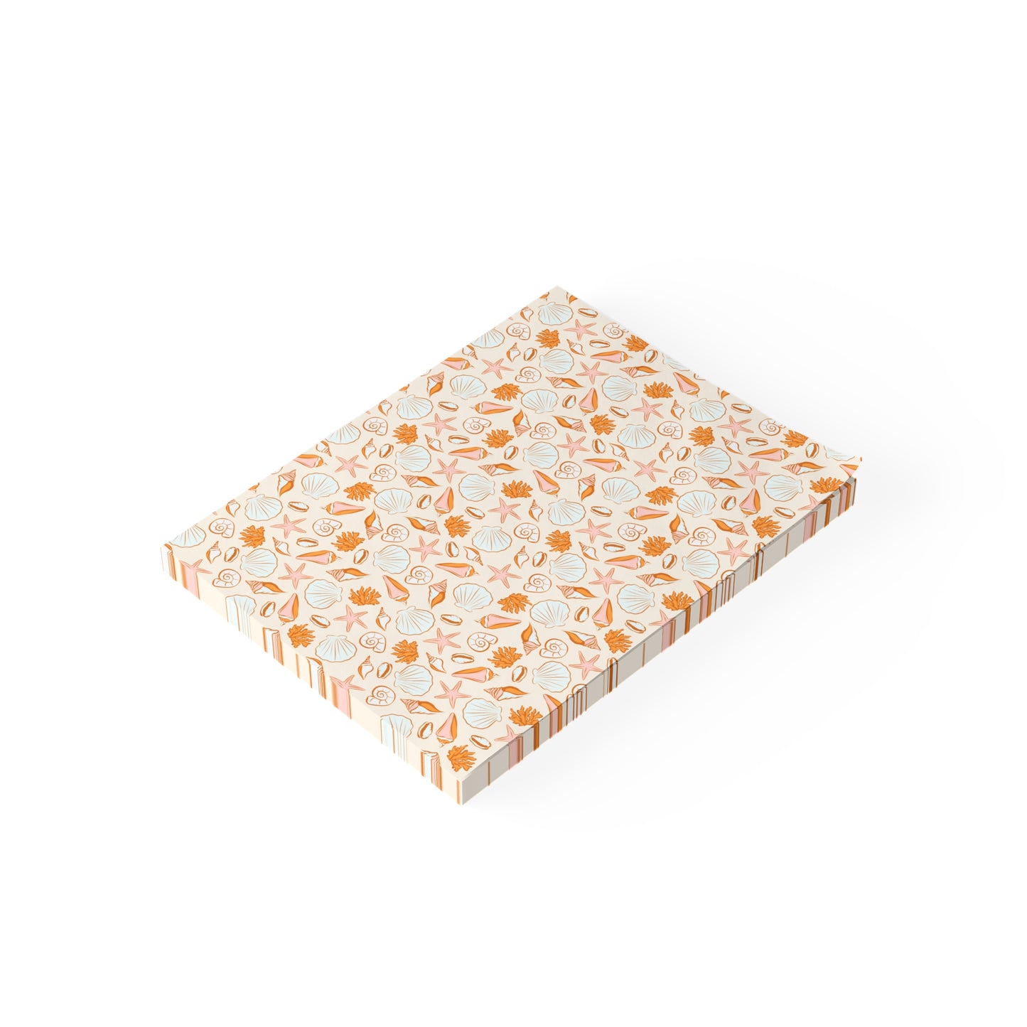 Seashell Note Pads - Coastal Decor, Beach Lover Gift, Stationery Set, Memo Pads for Journaling, Office Supplies
