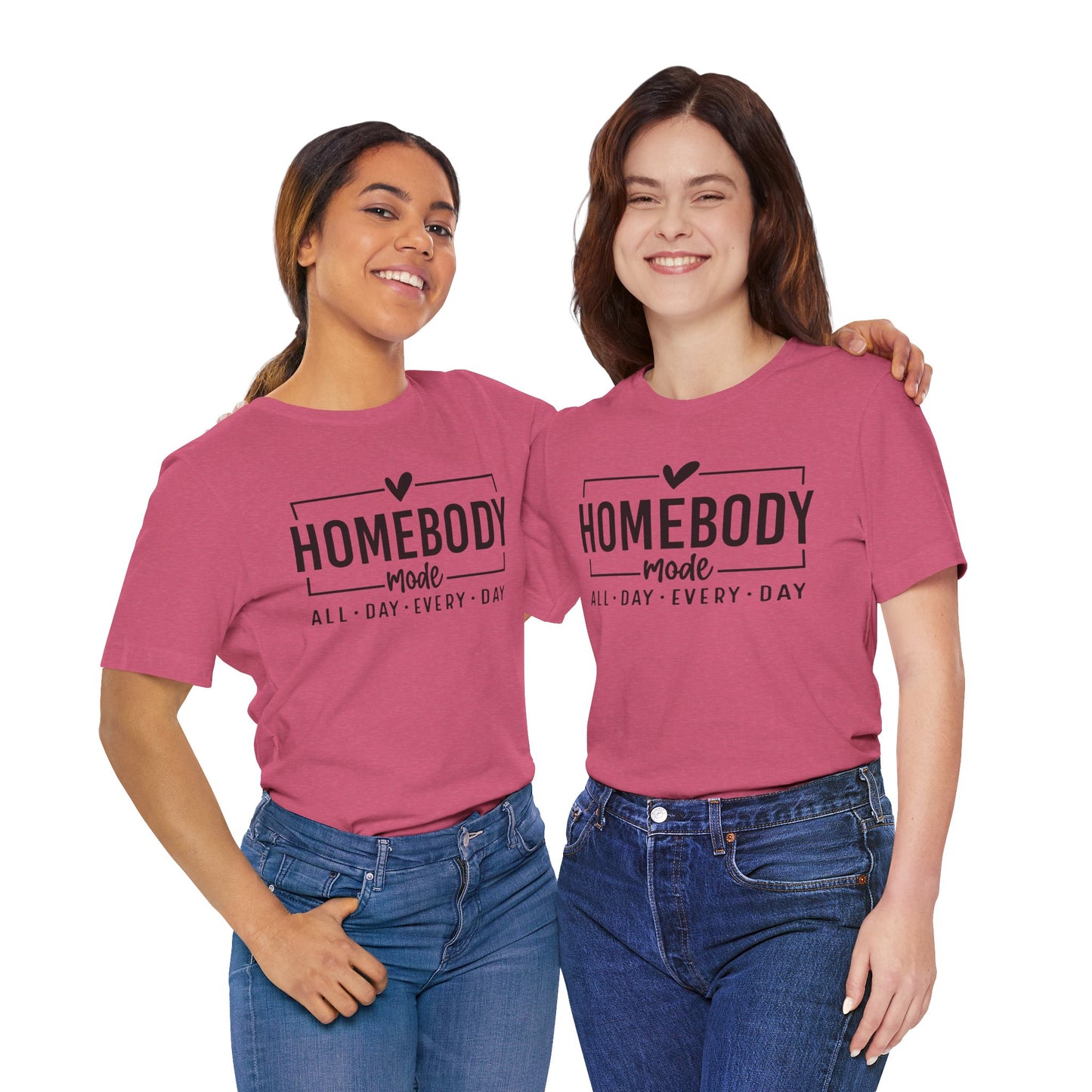 Homebody Mode Unisex Jersey Tee - Perfect for Cozy Days