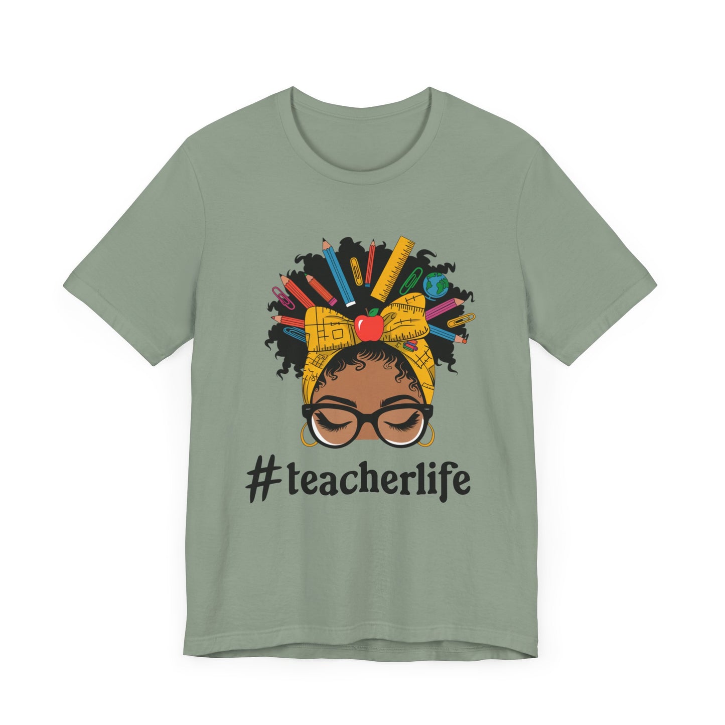 #TeacherLife Unisex Short Sleeve Tee - Celebrate Educators in Style