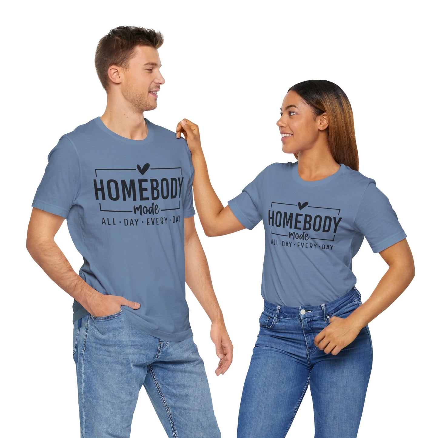 Homebody Mode Unisex Jersey Tee - Perfect for Cozy Days