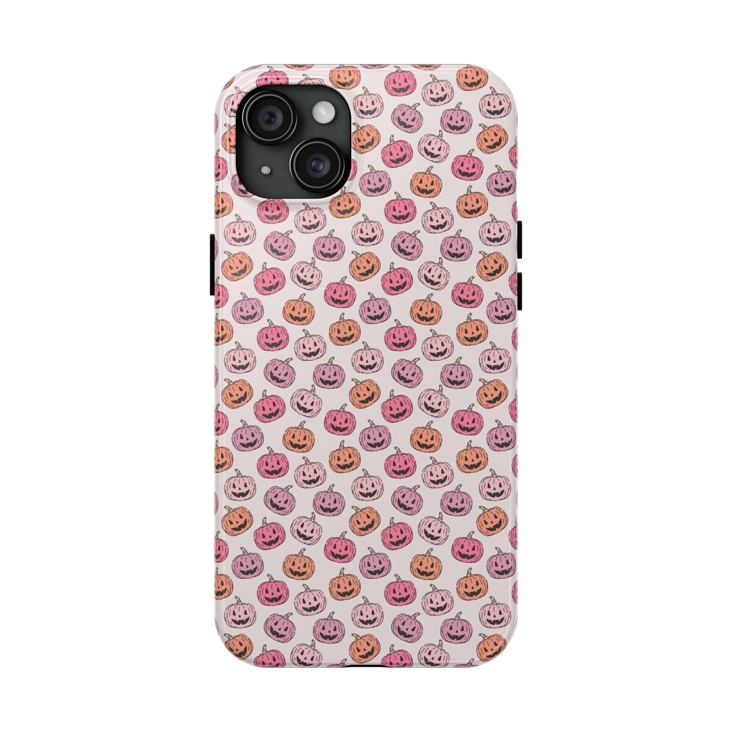 Cute Pumpkin Pattern Tough Phone Cases | Fall Decor, Halloween Accessories, Gifts for Her, Trendy Phone Protection