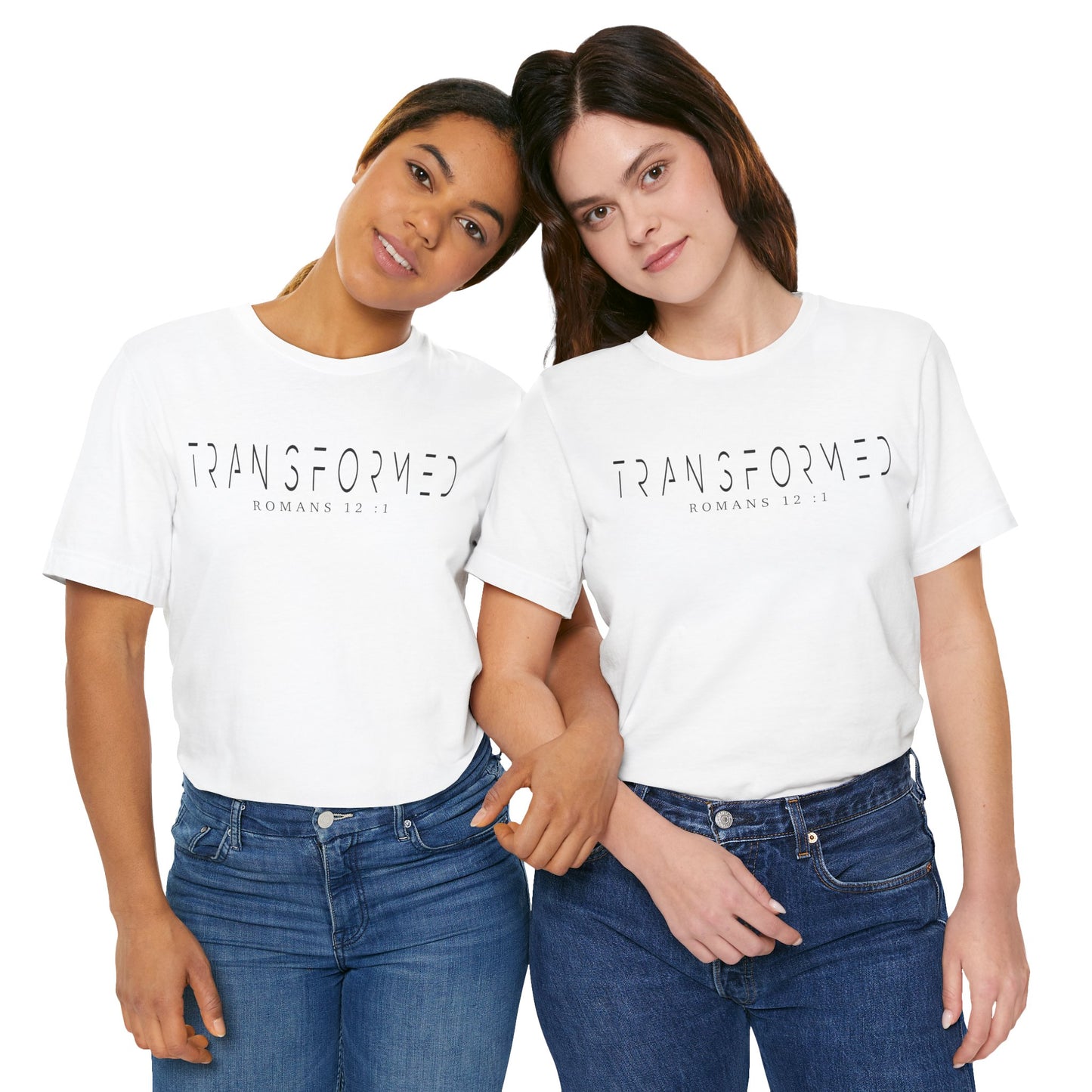 Transformed Tee - Romans 12:1 Inspirational Unisex Jersey Short Sleeve Shirt