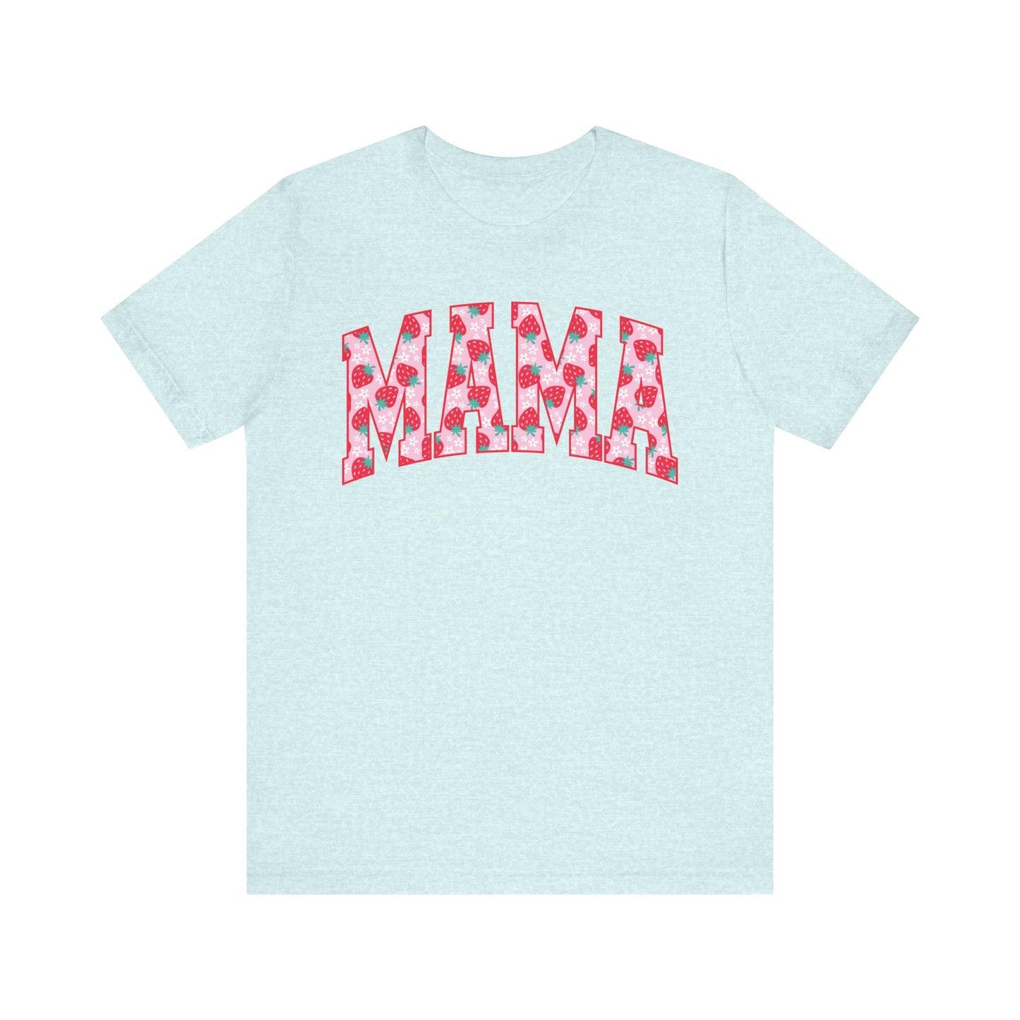 Mama Floral Print Unisex Jersey Tee - Perfect Gift for Moms