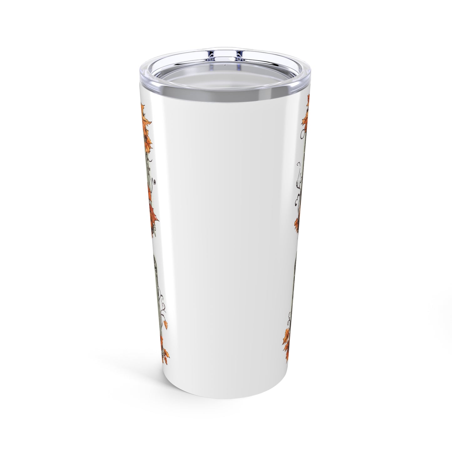 Autumn-Themed 20oz Tumbler with Pumpkin and Goose Design, Fall Drinkware, Thanksgiving Gift, Seasonal Mug, Cozy Decor, Hoppy Fall Tumbler