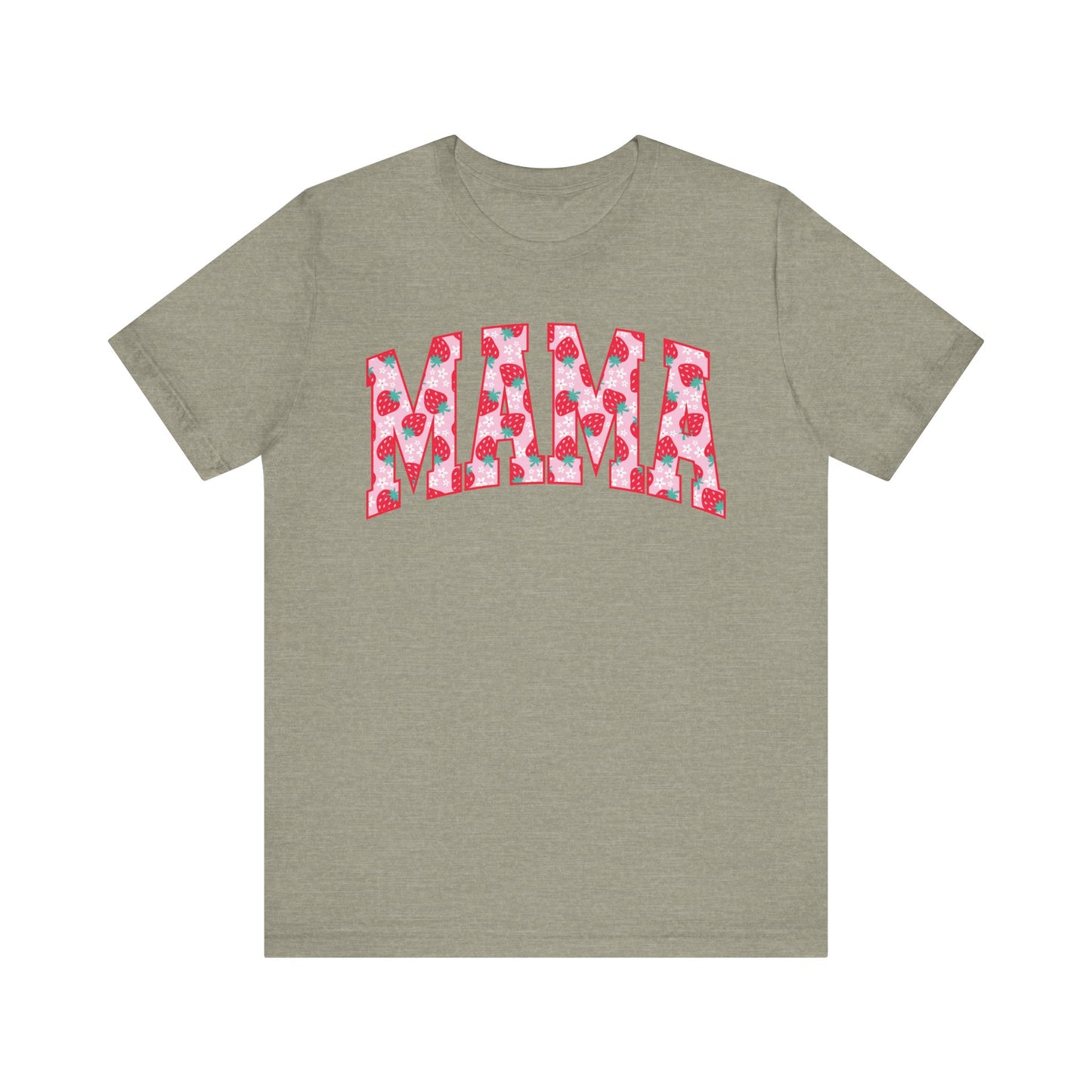 Mama Floral Print Unisex Jersey Tee - Perfect Gift for Moms