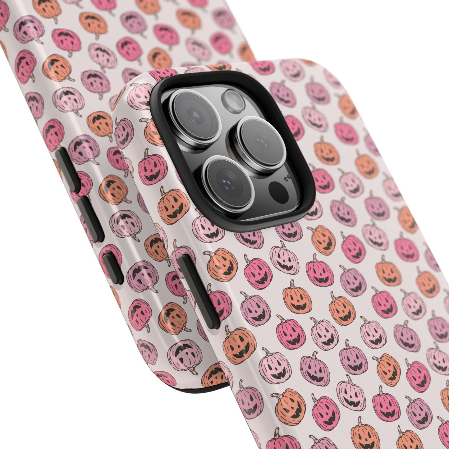 Cute Pumpkin Pattern Tough Phone Cases | Fall Decor, Halloween Accessories, Gifts for Her, Trendy Phone Protection