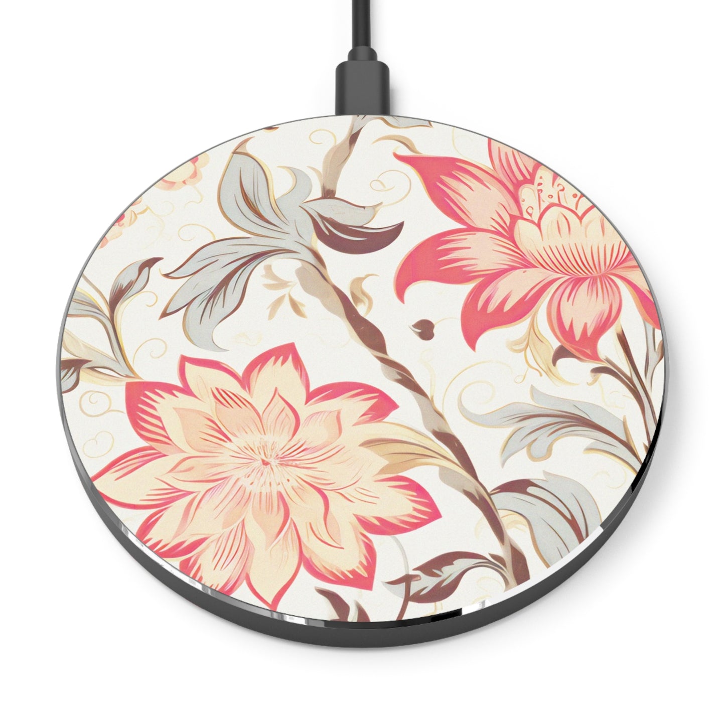 Floral Pattern Wireless Charger