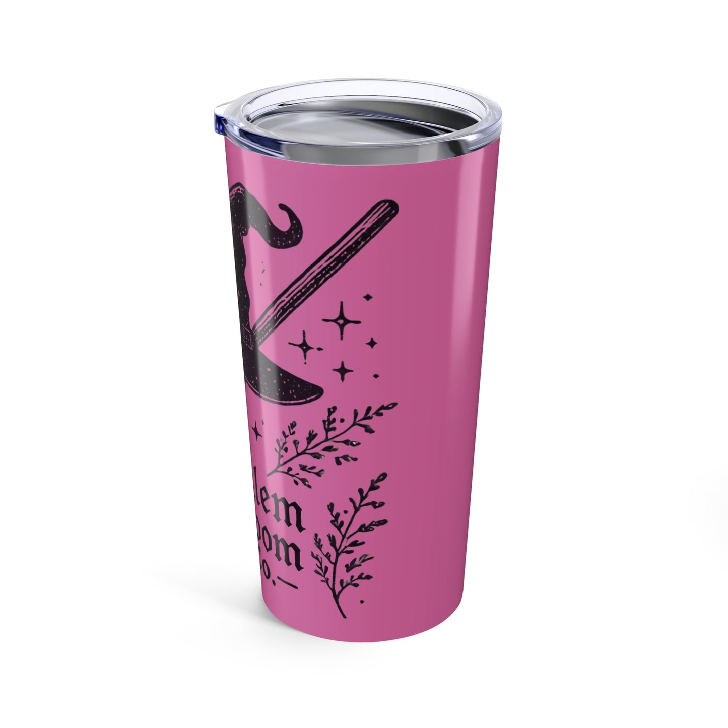 Salem Broom Co. Witchy 20oz Tumbler | Fall Vibes, Halloween Decor, Witchcraft Gift, Stainless Steel Travel Mug, Beverages on the Go