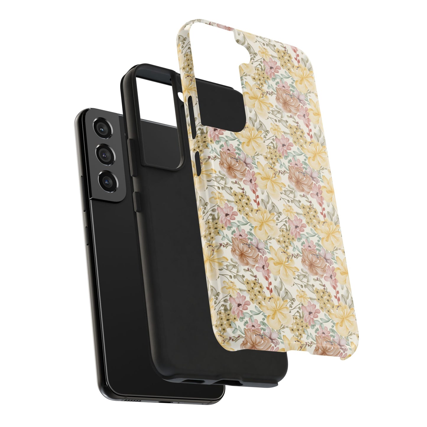 Floral Tough Phone Cases - Durable Protection, Stylish Accessories for Garden Lovers, Nature Enthusiasts, Birthdays, Holidays