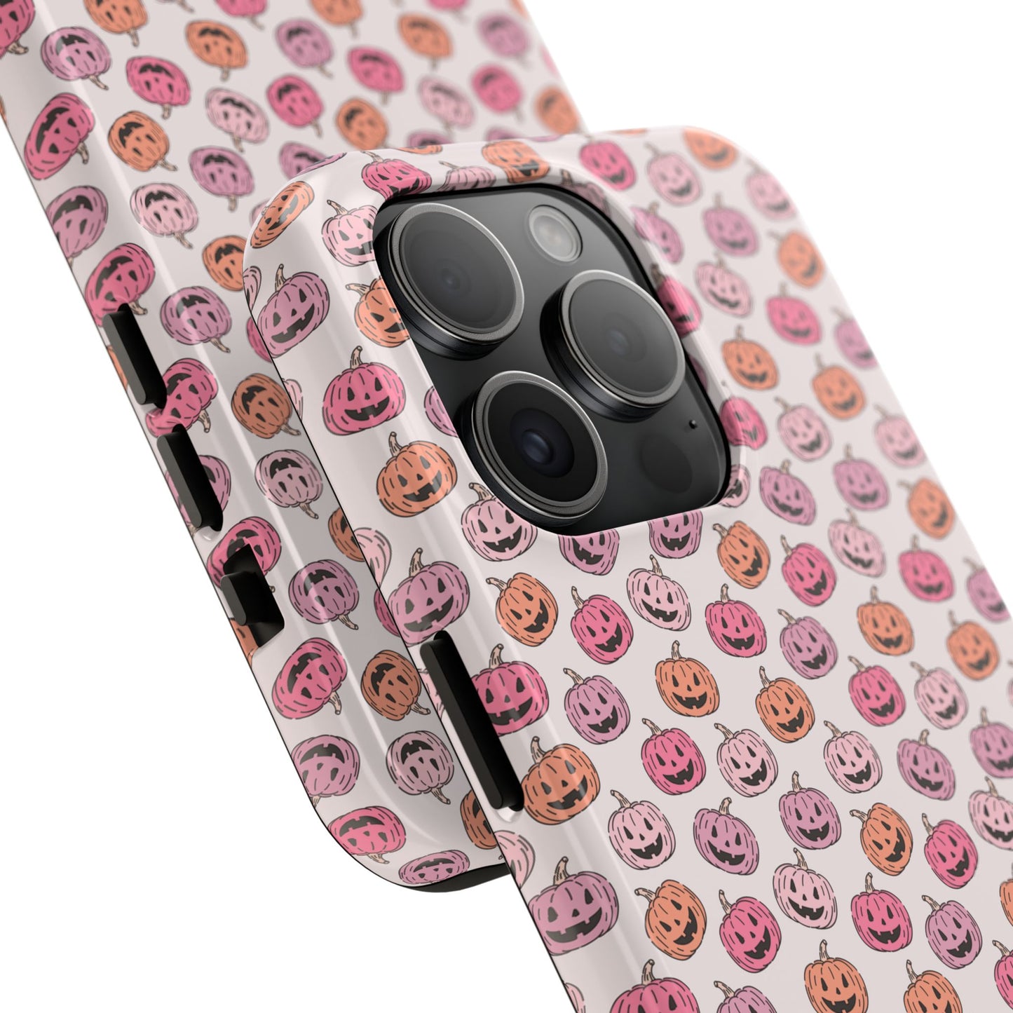 Cute Pumpkin Pattern Tough Phone Cases | Fall Decor, Halloween Accessories, Gifts for Her, Trendy Phone Protection