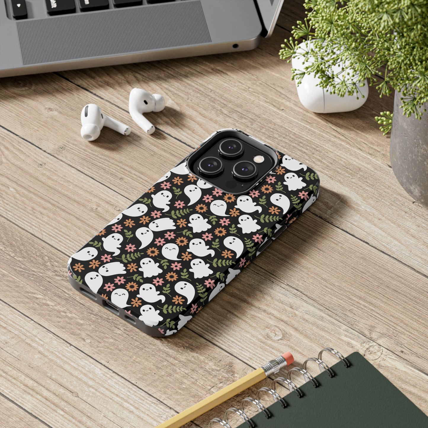 Cute Ghosts Tough Phone Cases | Spooky Fun Protection | Halloween Gift | Trendy Cell Phone Cover