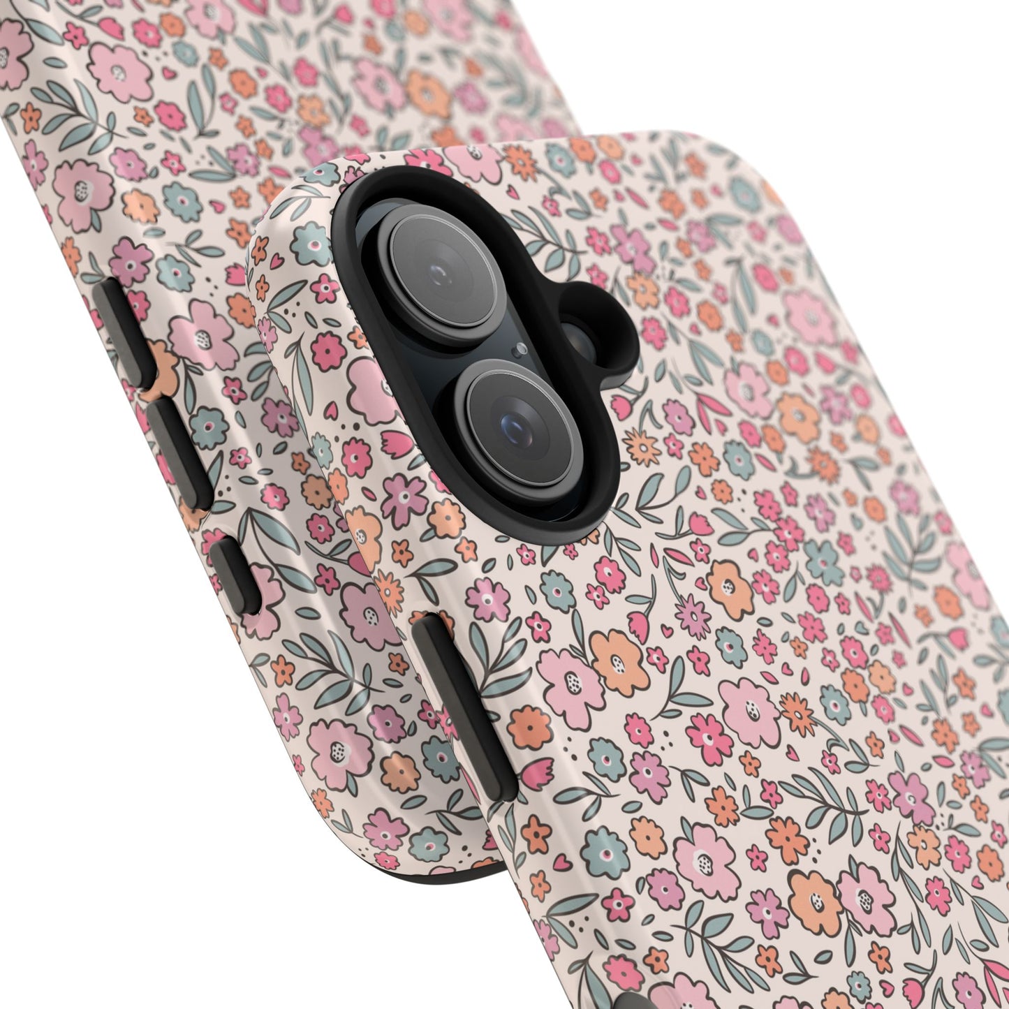 Floral Tough Phone Cases - Stylish Protection, Unique Gifts, Spring Decor, Flower Pattern, Durable Accessory
