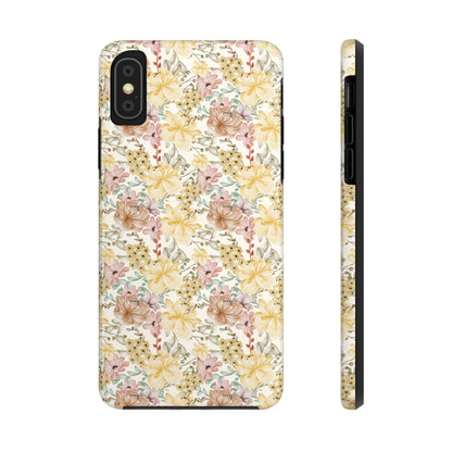 Floral Tough Phone Cases - Durable Protection, Stylish Accessories for Garden Lovers, Nature Enthusiasts, Birthdays, Holidays