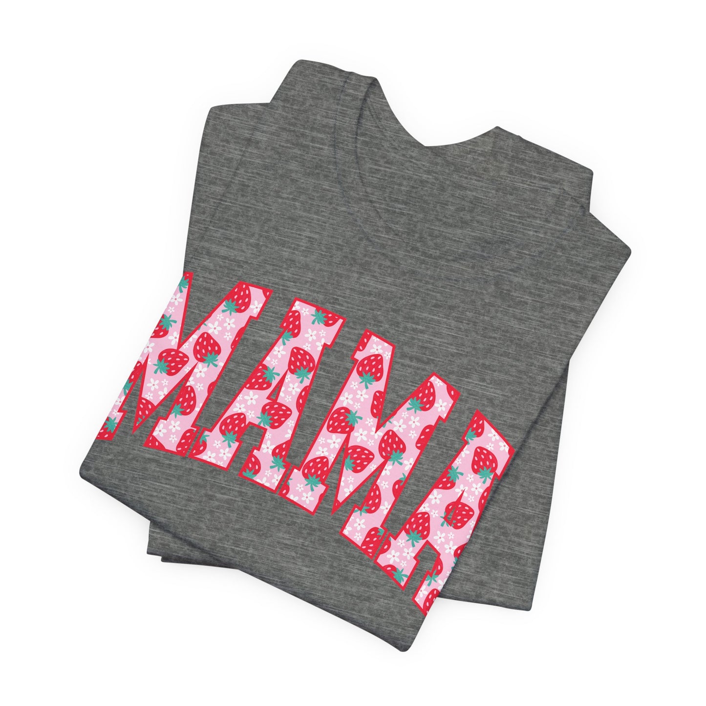 Mama Floral Print Unisex Jersey Tee - Perfect Gift for Moms