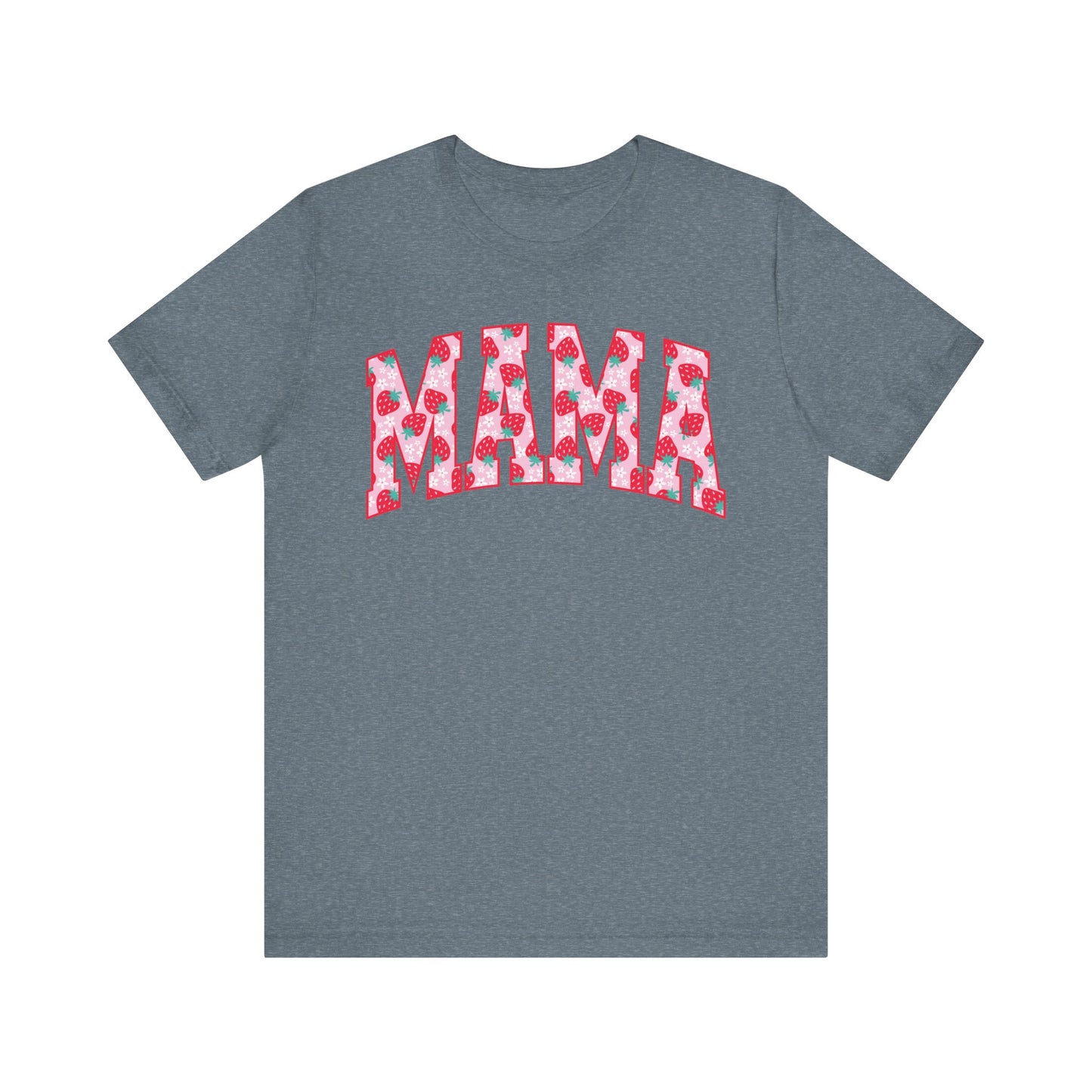 Mama Floral Print Unisex Jersey Tee - Perfect Gift for Moms