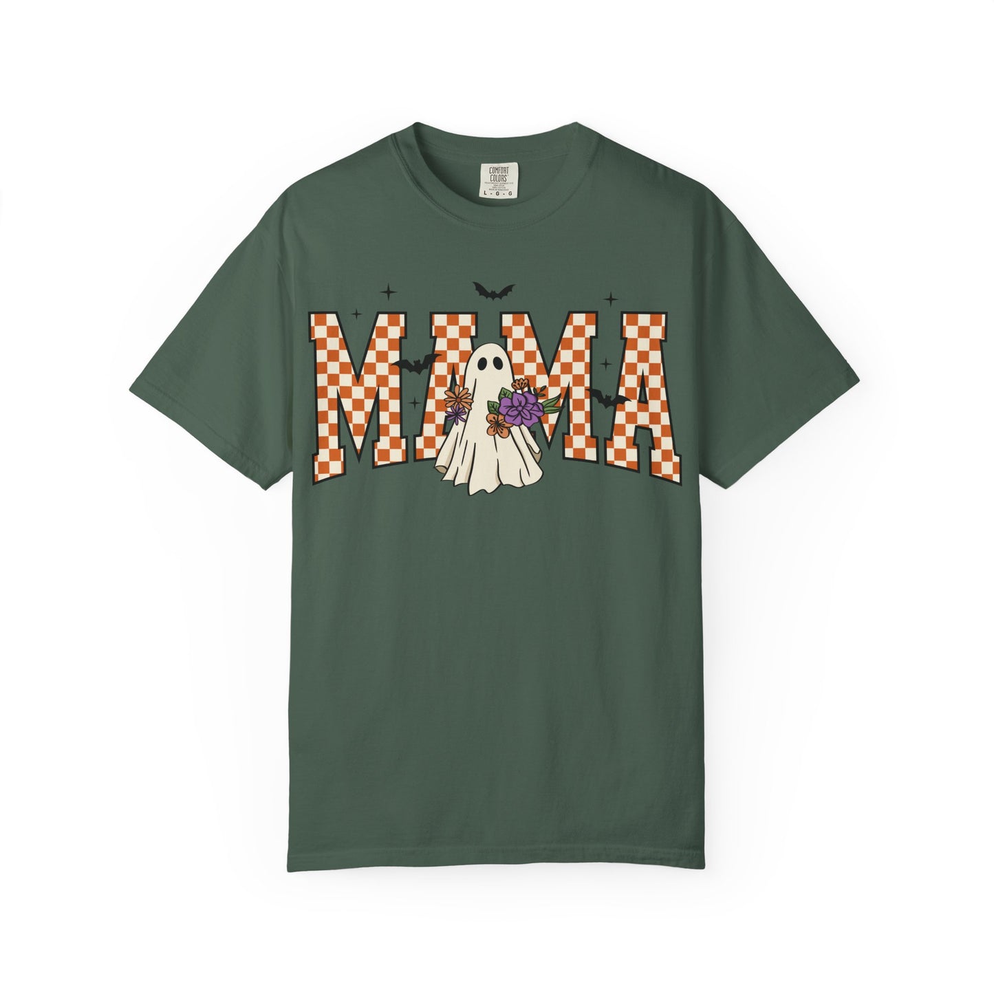 Ghostly Mama T-shirt, Spooky Mama Shirt, Halloween Tee, Gift for Mom, Fall Fashion, Unisex Graphic Tee