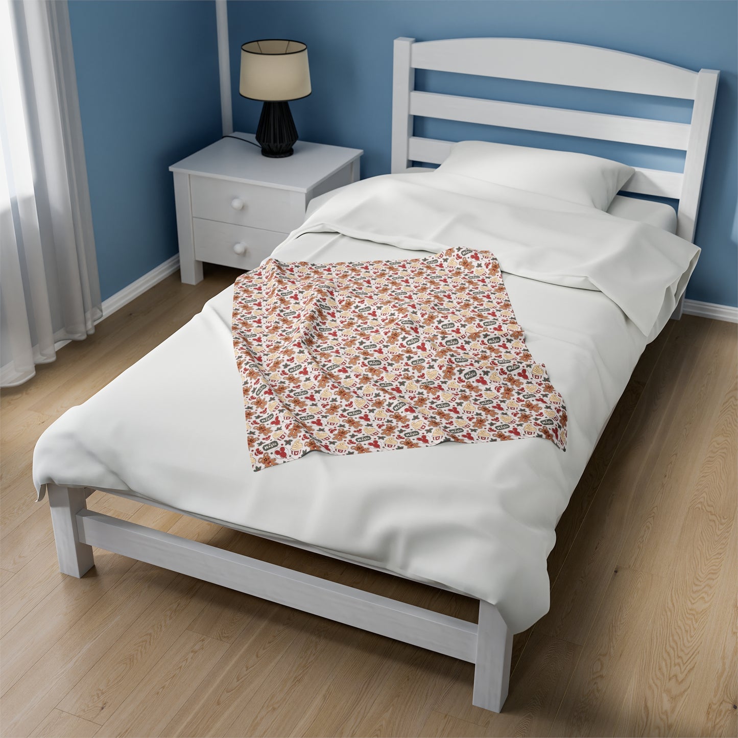 Plush Blanket - Gingerbread Christmas