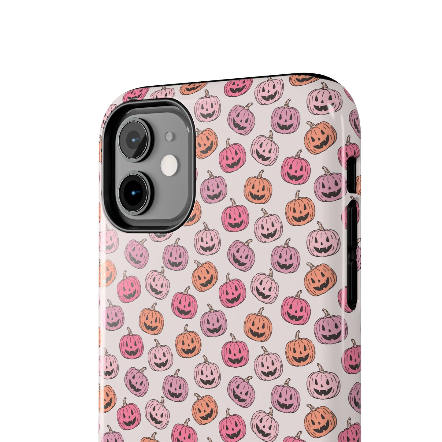 Cute Pumpkin Pattern Tough Phone Cases | Fall Decor, Halloween Accessories, Gifts for Her, Trendy Phone Protection