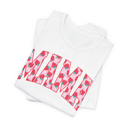 Mama Floral Print Unisex Jersey Tee - Perfect Gift for Moms
