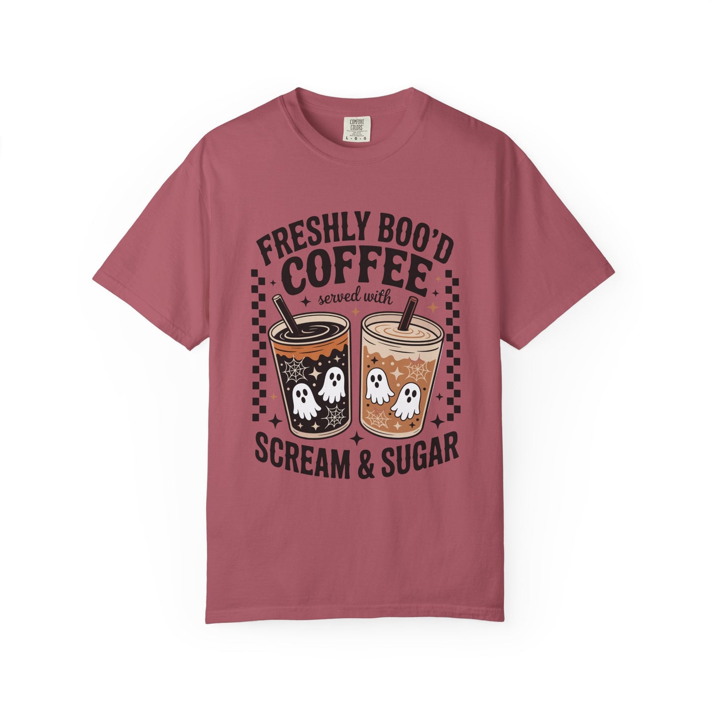 Coffee Themed Unisex T-Shirt - Freshly Boo'd Design for Halloween, Great for Fall, Gift for Coffee Lovers, Perfect for Casual Wear, [...]