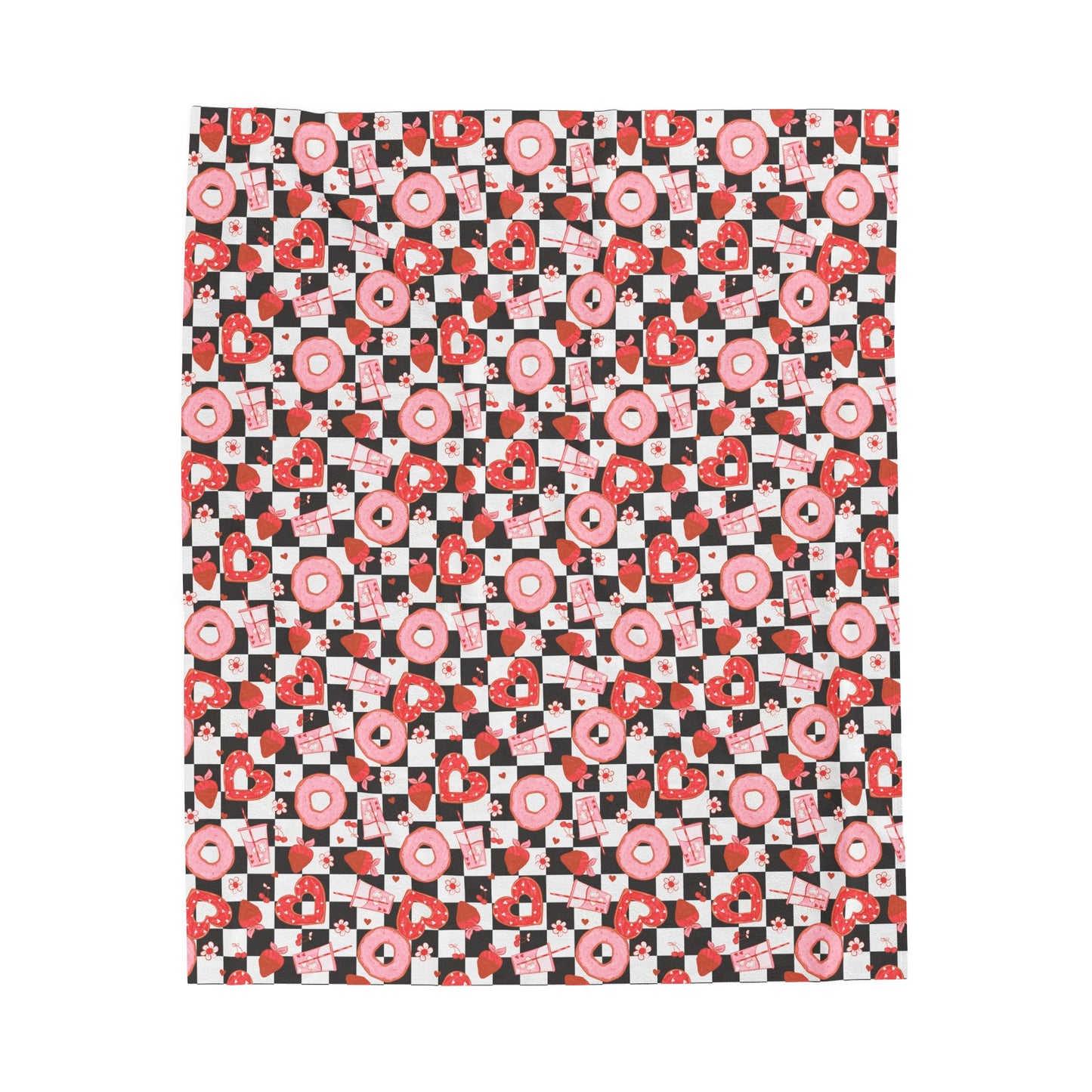 Valentines Velveteen Plush Blanket