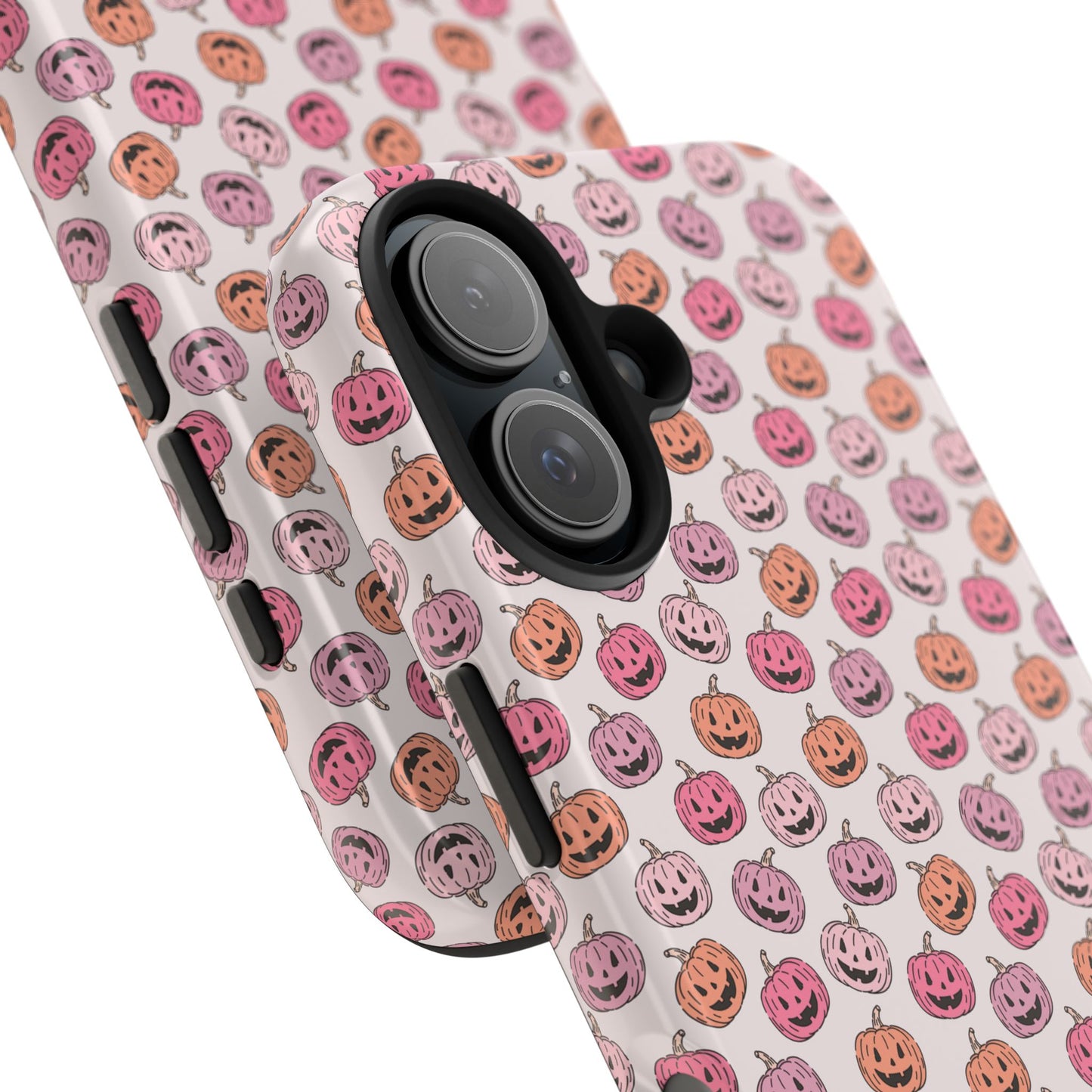 Cute Pumpkin Pattern Tough Phone Cases | Fall Decor, Halloween Accessories, Gifts for Her, Trendy Phone Protection