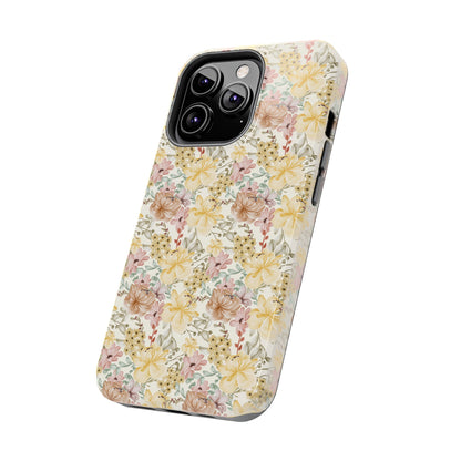 Floral Tough Phone Cases - Durable Protection, Stylish Accessories for Garden Lovers, Nature Enthusiasts, Birthdays, Holidays