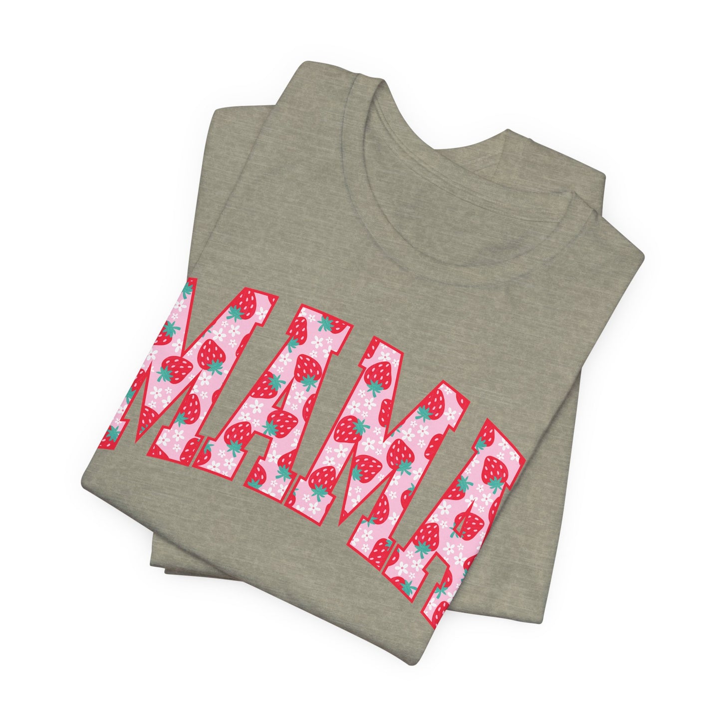Mama Floral Print Unisex Jersey Tee - Perfect Gift for Moms
