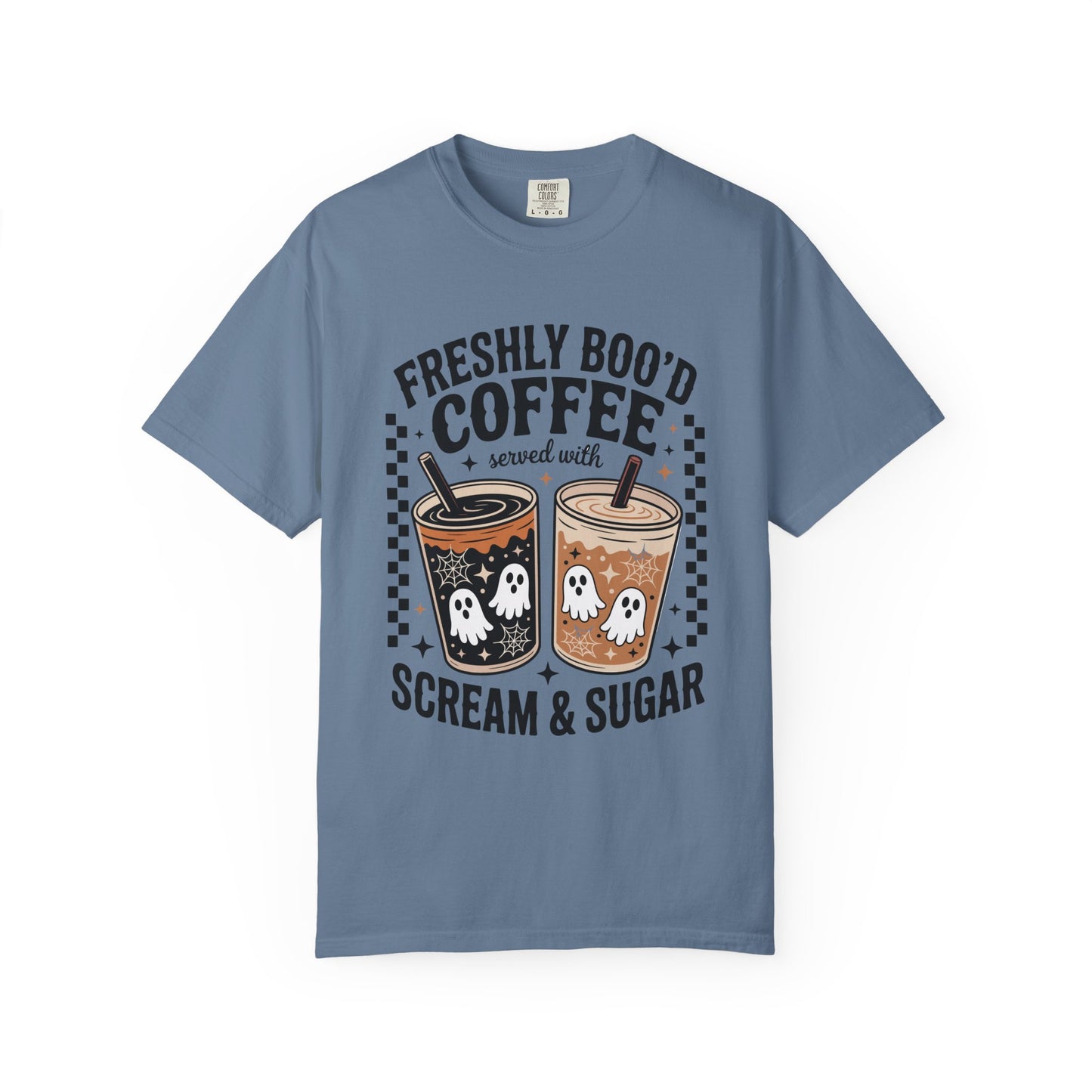 Coffee Themed Unisex T-Shirt - Freshly Boo'd Design for Halloween, Great for Fall, Gift for Coffee Lovers, Perfect for Casual Wear, [...]