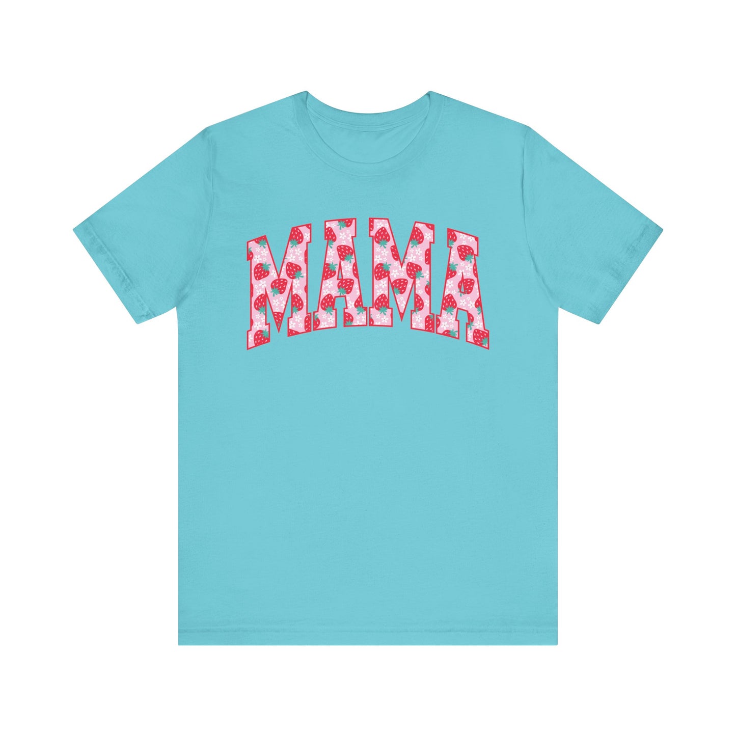 Mama Floral Print Unisex Jersey Tee - Perfect Gift for Moms