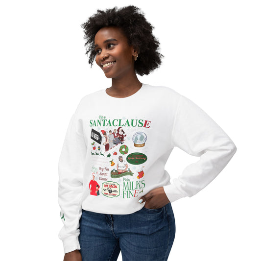 The Santa Clause Unisex Sweatshirt, Christmas Crewneck Jumper, Holiday Pullover, Festive Xmas Top, Winter Apparel