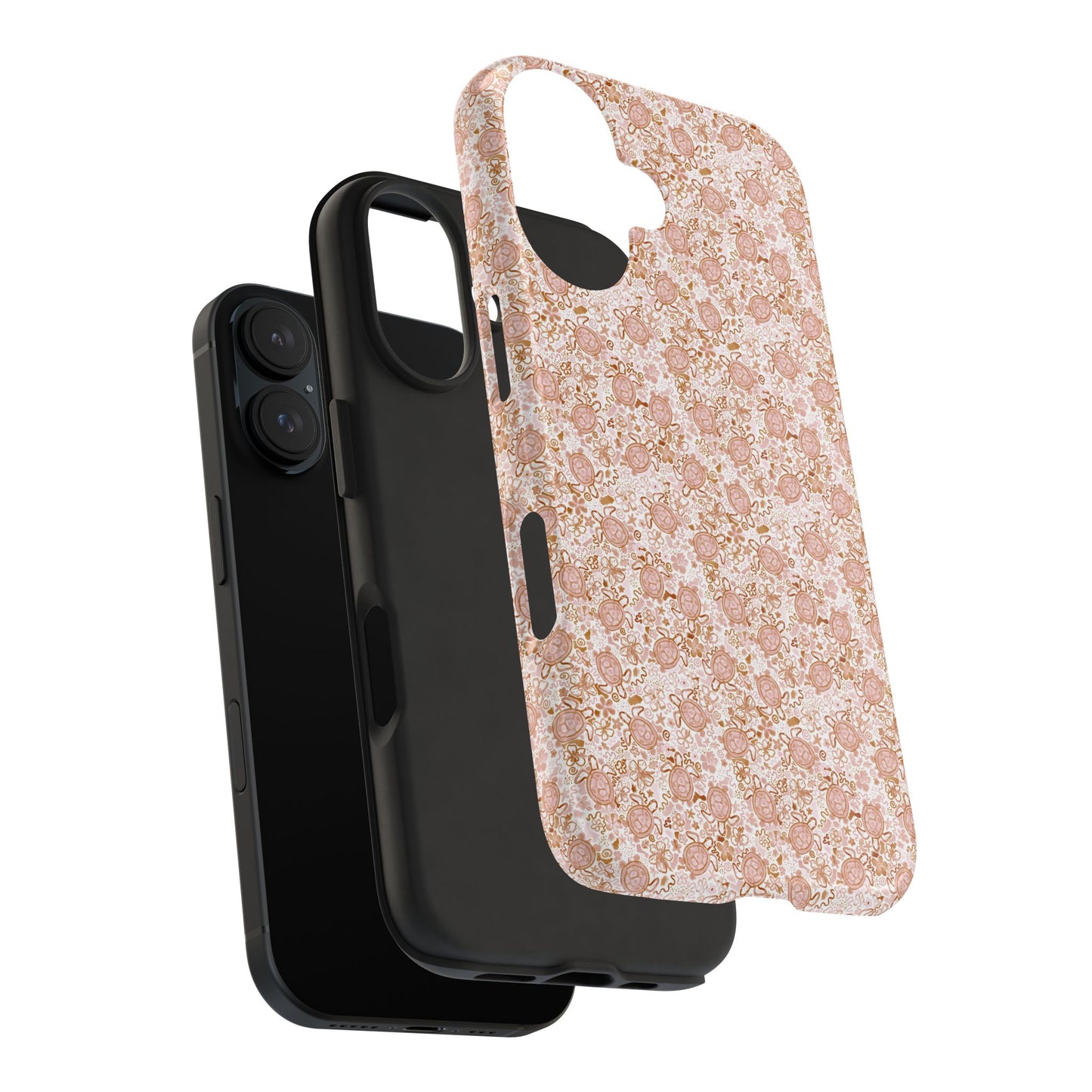 Tough Phone Case - Boho Turtle Design 🐢