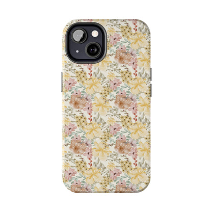 Floral Tough Phone Cases - Durable Protection, Stylish Accessories for Garden Lovers, Nature Enthusiasts, Birthdays, Holidays