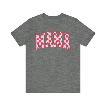 Mama Floral Print Unisex Jersey Tee - Perfect Gift for Moms