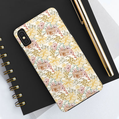 Floral Tough Phone Cases - Durable Protection, Stylish Accessories for Garden Lovers, Nature Enthusiasts, Birthdays, Holidays