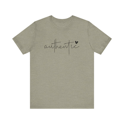 Authentic Unisex Short Sleeve Tee - Embrace Your True Self