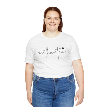 Authentic Unisex Short Sleeve Tee - Embrace Your True Self