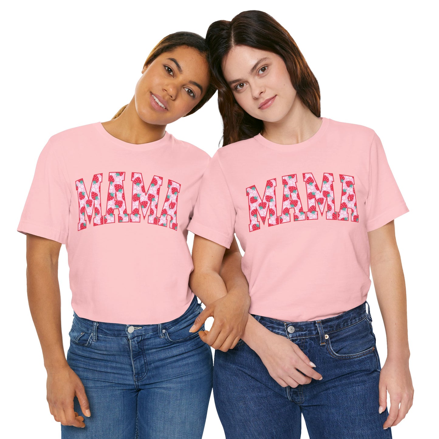 Mama Floral Print Unisex Jersey Tee - Perfect Gift for Moms