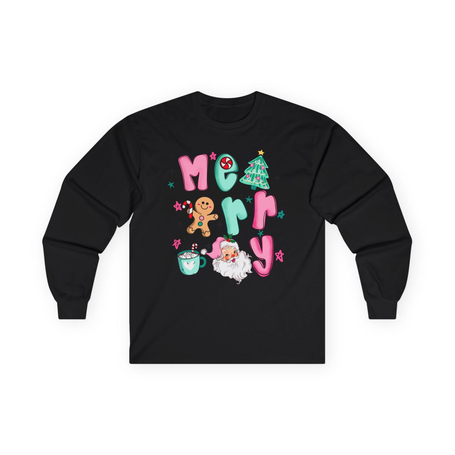 Merry & Bright Holiday Long Sleeve Tee