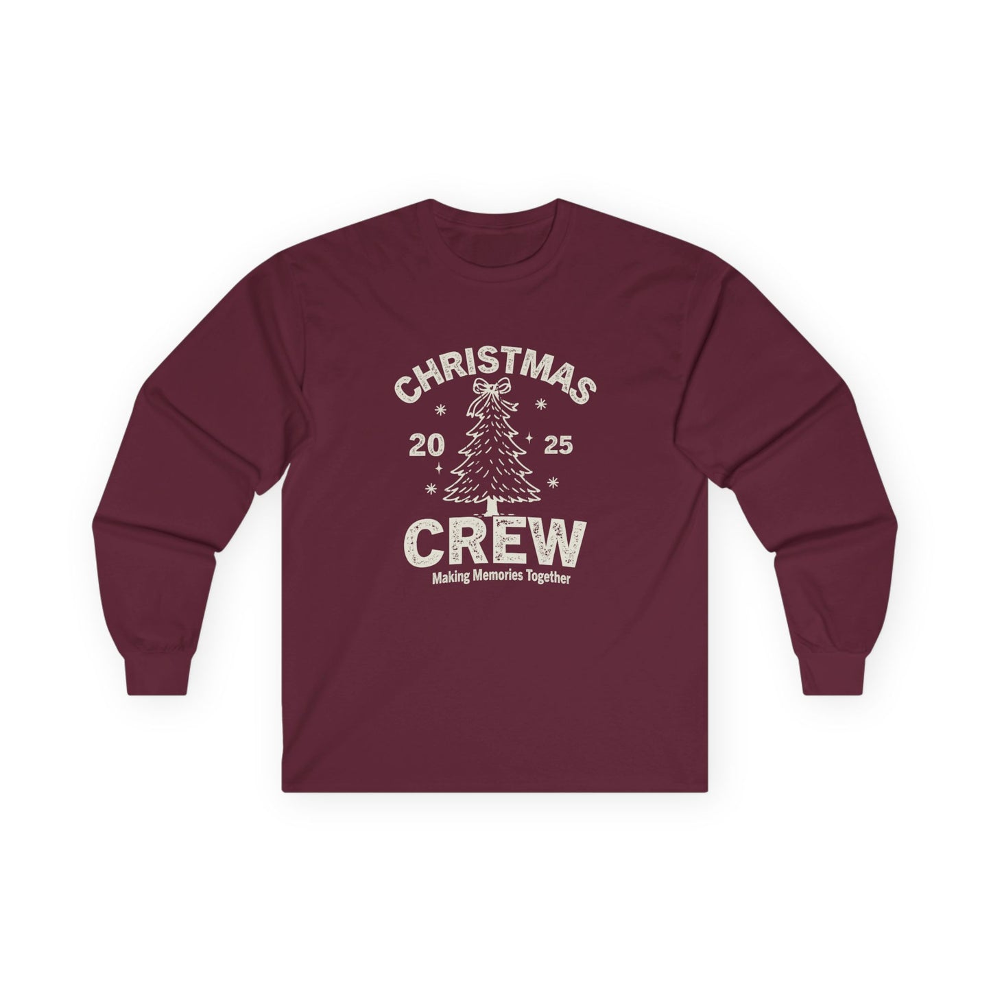 Christmas Crew 2025 Long Sleeve Tee